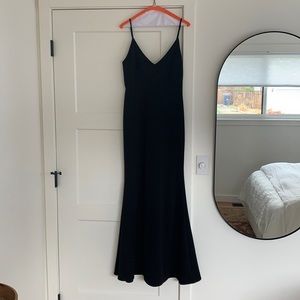 Long black gown